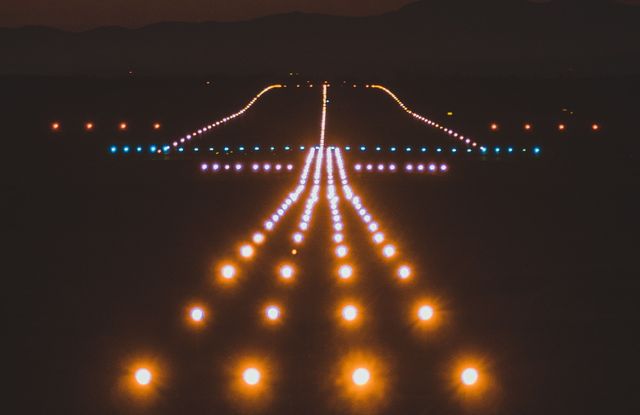 Lit runway