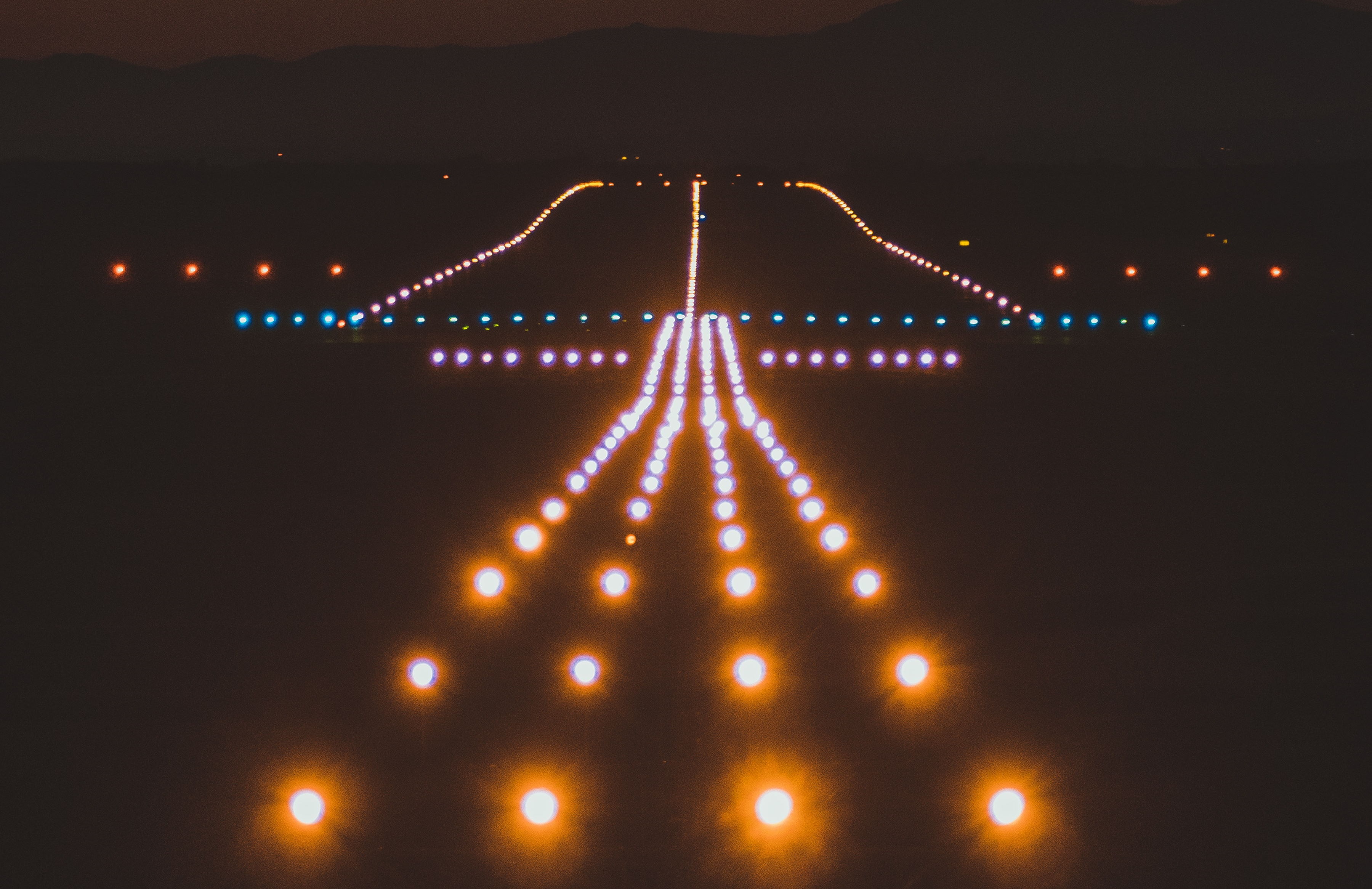 Lit runway