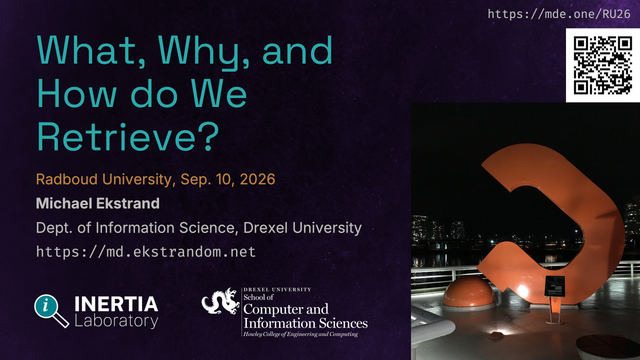 Title slide for What, Why, and How